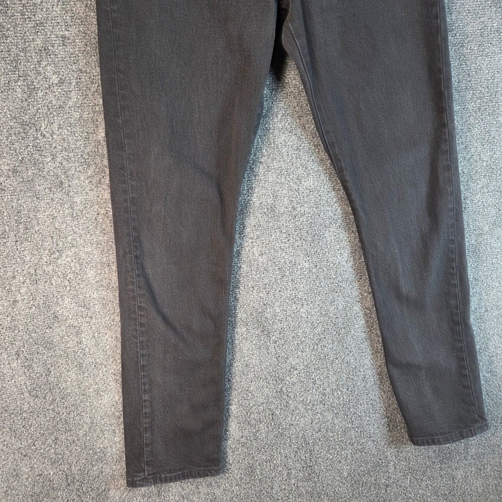 Levi's Premium 501 Big E Black Jeans 28x29 High Rise Button Fly Straight Leg - Picture 6 of 16